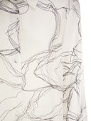 Fabiana Filippi Pure Silk Shirt With Abstract Graphic Print