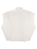 Fabiana Filippi Sleeveless Linen Shirt