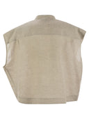 Fabiana Filippi Sleeveless Linen Shirt
