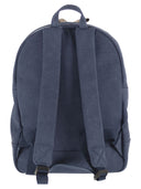 Mc2 Saint Barth Two Tone Canvas Backpack With Embroidered Logo