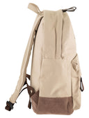 Mc2 Saint Barth Two Tone Canvas Backpack With Embroidered Logo