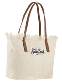 Mc2 Saint Barth City Sangallo Shopper Bag With Embroidered Logo