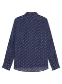 Vilebrequin Organic Cotton Shirt With Micro Turtle Print