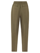 Pt Pantaloni Torino Daisy Viscose And Linen Trousers