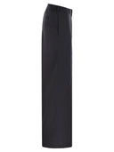 Pt Torino Lorenza Lyocell And Cotton Trousers