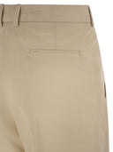Pt Torino Anna Cotton And Linen Trousers