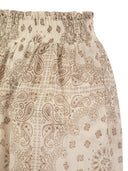 Mc2 Saint Barth Cheyenne Long Skirt In Cotton And Silk.