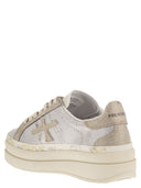 Premiata Claudia Platform Trainers With Metallic Details