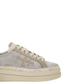 Premiata Claudia Platform Trainers With Metallic Details