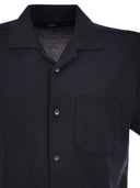 Herno Cotton Jersey Shirt With Chest Pocket