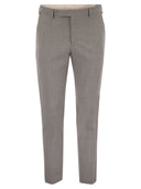 Pt Torino Dieci Stretch Virgin Wool Trousers