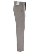 Pt Torino Dieci Stretch Virgin Wool Trousers