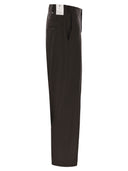 Pt Torino Wide Straight Leg Trousers In Virgin Wool