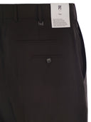 Pt Torino Wide Straight Leg Trousers In Virgin Wool