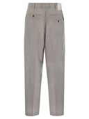 Pt Torino Wide Straight Leg Trousers In Virgin Wool