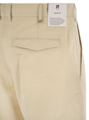 Pt Torino Michael Straight Leg Cotton Linen Trousers