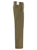 Pt Torino Michael Straight Leg Cotton Linen Trousers