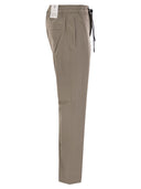 Pt Torino Omega Trousers With Technical Fabric