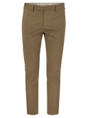Pt Torino Dieci Stretch Cotton Trousers
