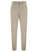Pt Torino Master Fit Cotton Linen Trousers