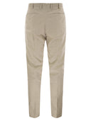 Pt Torino Master Fit Cotton Linen Trousers