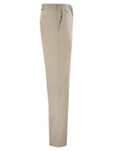 Pt Torino Master Fit Cotton Linen Trousers