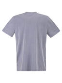 A.P.C. Organic Cotton T Shirt With Logo Print
