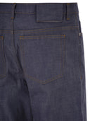 A.P.C. Cotton Denim Flared Leg Jeans