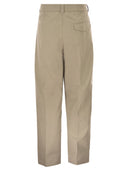 A.P.C. Tailored Cotton Trousers With Pleats