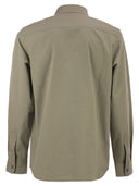 A.P.C. Cotton Utility Shirt With Patch Pockets