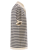 A.P.C. Polo rayé Eliot en mélange de coton et de cachemire