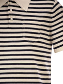 A.P.C. Polo rayé Eliot en mélange de coton et de cachemire