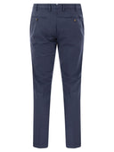 Pt Pantaloni Torino Skinny Trousers In Cotton And Silk