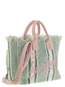 Mc2 Saint Barth Colette Striped Patterned Handbag