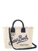 Mc2 Saint Barth Colette Fringed Canvas Bag