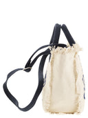 Mc2 Saint Barth Colette Fringed Canvas Bag