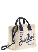 Mc2 Saint Barth Colette Fringed Canvas Bag