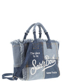 MC2 Saint Barth Colette Denim Patchwork bolso