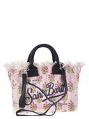 Mc2 Saint Barth Colette Striped And Flower Patterned Handbag