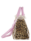 Mc2 Saint Barth Colette Leopard Print Handbag