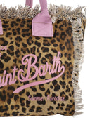 Mc2 Saint Barth Colette Leopard Print Handbag