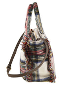 Mc2 Saint Barth Colette Wool Effect Bag With Logo