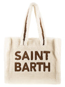 Mc2 Saint Barth Colette Teddy Sherpa Handbag With Logo