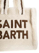 Mc2 Saint Barth Colette Teddy Sherpa Handbag With Logo