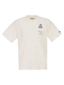 Mc2 Saint Barth Connor T-shirt med ficka och broderi