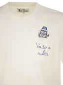 Mc2 Saint Barth Connor T-shirt med ficka och broderi