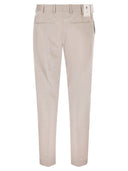 Pt Torino Tailored Trousers In Cotton And Wool Blend