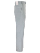Pt Torino Tailored Trousers In Cotton And Wool Blend