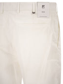 Pt Torino Stretch Cotton Tailored Trousers