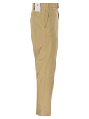 Pt Torino Stretch Cotton Tailored Trousers